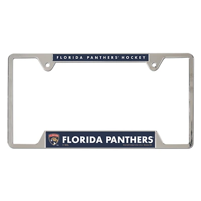 WinCraft  Florida Panthers Chrome Plated Metal License Plate Frame