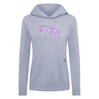 Sweat à capuche gris chiné pour femme Levelwear Florida Panthers Hockey Fights Cancer Relay