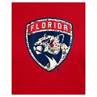 T-shirt à imprimé floral Glam Game des Panthers de la Floride New Era pour femme