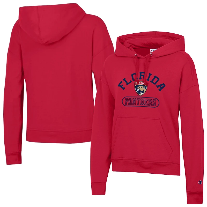 Sweat à capuche Champion rouge Florida Panthers pour femme