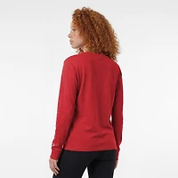 Women's Champion  Red Florida Panthers Wordmark Lockup Long Sleeve T-Shirt