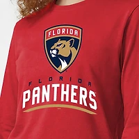 T-shirt à manches longues Champion Red Florida Panthers pour femmes