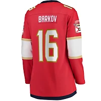 Fanatics pour femmes Aleksander Barkov Rouge Florida Panthers Captain Patch Home Breakaway Player Maillot