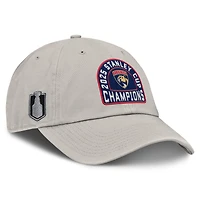 Casquette ajustable kaki Fanatics pour femmes, Panthers de la Floride, championnes de la Coupe Stanley 2025