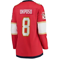 Women's Fanatics Kyle Okposo Red Florida Panthers Home Breakaway Player Jersey