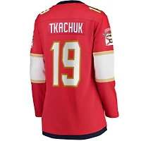 Maillot de joueur échappé à domicile des Fanatics Matthew Tkachuk Panthers la Floride, rouge