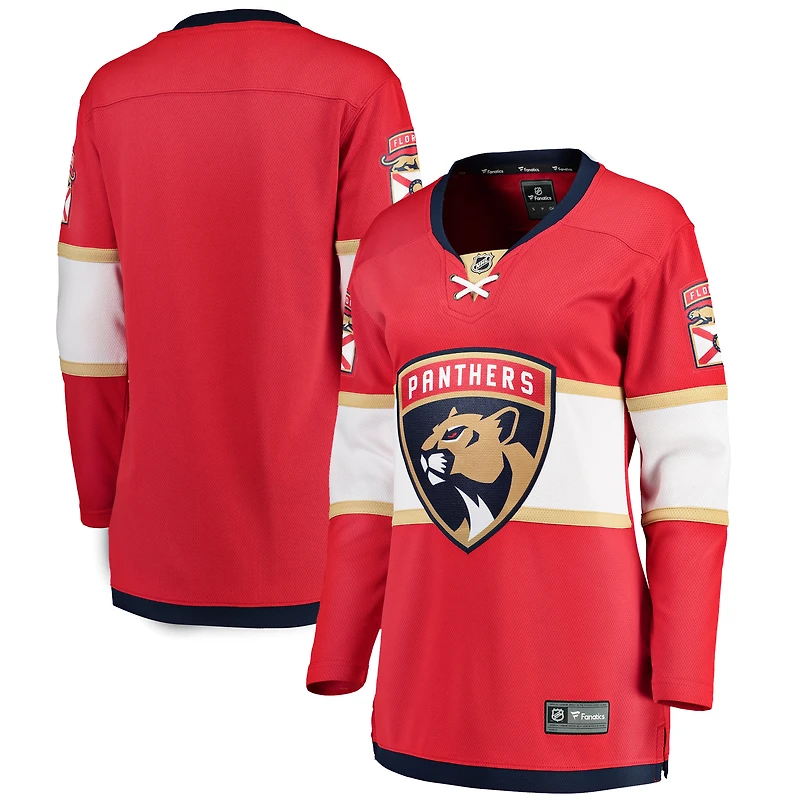 Women's Fanatics Red Florida Panthers Home Breakaway Jersey