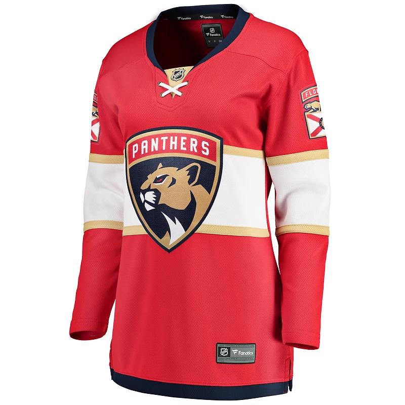 Women's Fanatics Red Florida Panthers Home Breakaway Jersey