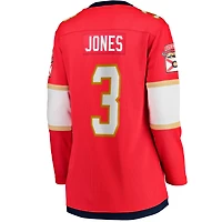 Women's Fanatics Seth Jones Red Florida Panthers Home Breakaway Player Jersey