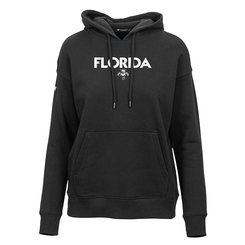 Women's Levelwear  Black Florida Panthers Adorn City Capsule Pullover Hoodie