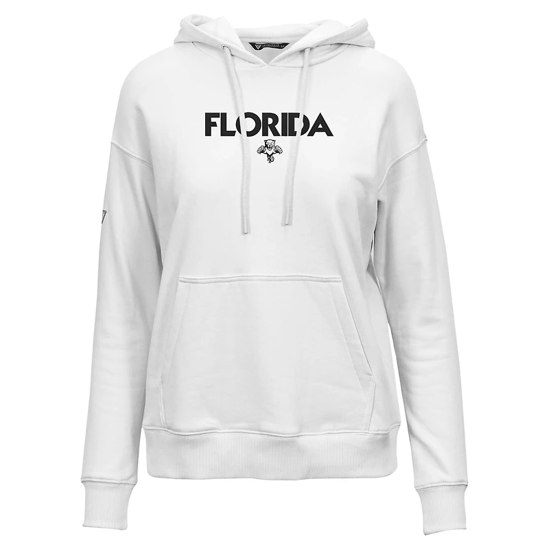 Women's Levelwear  White Florida Panthers Adorn City Capsule Pullover Hoodie
