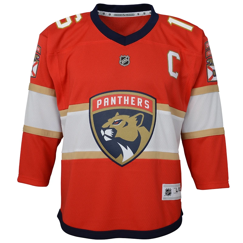 Jeune Aleksander Barkov Red Florida Panthers Home Captain Replica Player Jersey