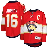 Maillot domicile Premier joueur Aleksander Barkov (jeune) des Panthers de la Floride (rouge)