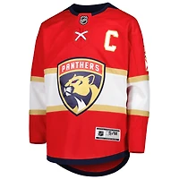 Maillot de joueur premier ministre à domicile des Panthers la Floride rouge Aleksander Barkov pour jeunes