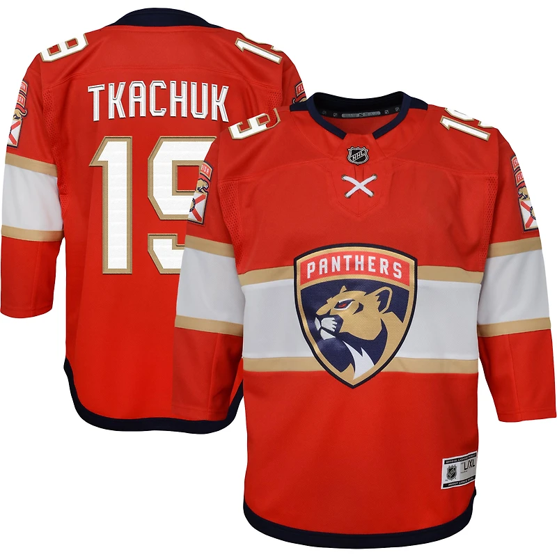 Maillot domicile Premier de Matthew Tkachuk (jeune) des Panthers la Floride