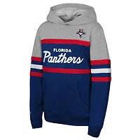 Sweat à capuche bleu marine Mitchell & Ness pour jeunes, entraîneur-chef des Panthers de la Floride