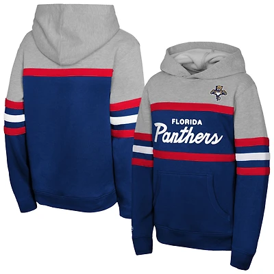 Sweat à capuche bleu marine Mitchell & Ness pour jeunes, entraîneur-chef des Panthers de la Floride