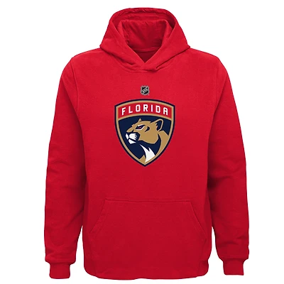 Sweat à capuche Outerstuff rouge avec logo principal des Panthers de la Floride pour jeunes
