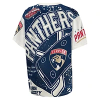 T-shirt de joueur vedette des Panthers la Floride, couleur crème, pour jeunes région jeunesse