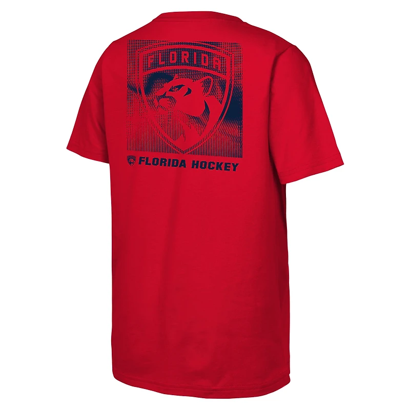 T-shirt rouge Atmosphere pour jeunes des Panthers de la Floride