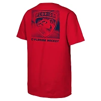T-shirt rouge Atmosphere pour jeunes des Panthers de la Floride
