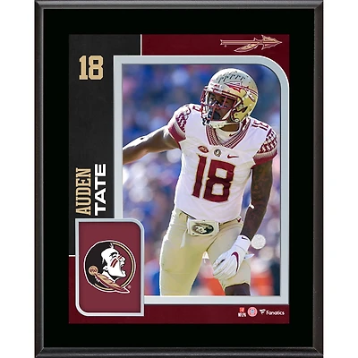 Auden Tate Florida State Seminoles 10.5" x 13" Sublimated Player Plaque