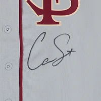 Maillot réplique gris Nike autographié de Cam Smith, Florida State Seminoles