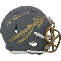 Casque Riddell Slate Speed Mini autographié par Deion Sanders, Seminoles de l'État de Floride