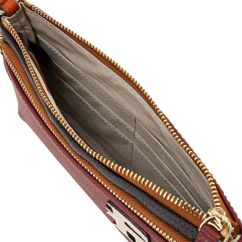 Dooney & Bourke Florida State Seminoles Infield Bracelet à double fermeture éclair