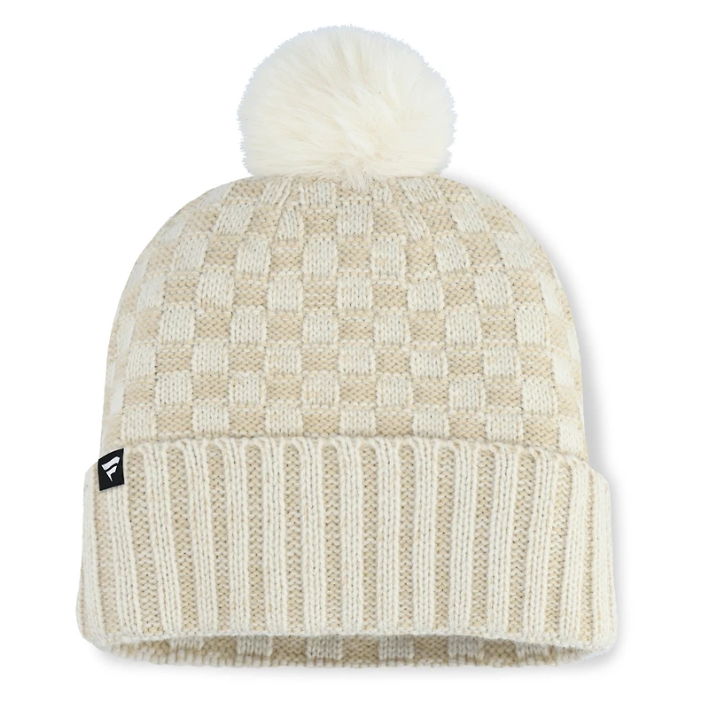 Bonnet en tricot à pompon Blaze des Seminoles de l'État de Floride Fanatics Natural