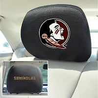 Ensemble de housses d'appui-tête brodées 2 pièces des Florida State Seminoles