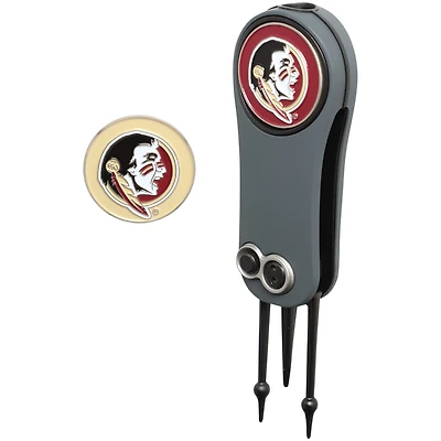 Florida State Seminoles Switchblade Repair Tool & Two Ball Markers
