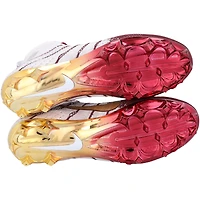 Chaussures à crampons Nike Vapor 3 blanches et grenat émises par l'équipe des Florida State Seminoles du programme de football