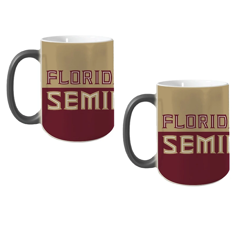 Florida State Seminoles Two-Pack Reveal Mug Set