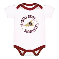 Girls Infant Garb Florida State Seminoles Tonya Bodysuit 2-Pack