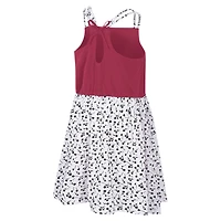 Robe à fleurs Robin Colosseum pour filles, grenat/blanc, Florida State Seminoles