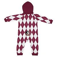 Infant Colosseum Garnet Florida State Seminoles The Dealio Hoodie Romper