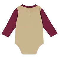 Infant Garnet Florida State Seminoles Double Up Long Sleeve Bodysuit & Pant Set