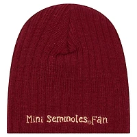 Infant New Era  Garnet Florida State Seminoles Mini Fan Beanie