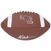 Ballon de football Nike Game dédicacé par Keon Coleman, Florida State Seminoles