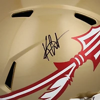 Réplique du casque Riddell Speed ​​autographié par Keon Coleman, des Florida State Seminoles