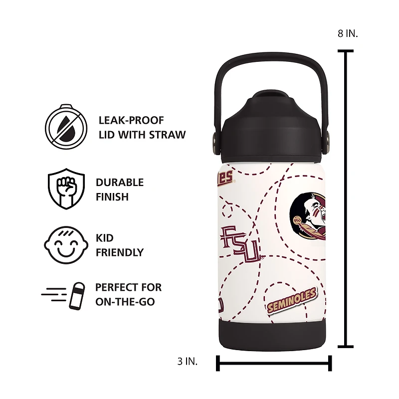 Logo Brands Florida State Seminoles 12oz. Mascot Bottle