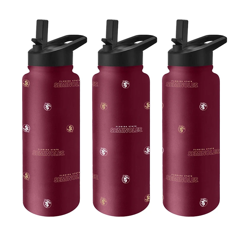 Logo Brands Florida State Seminoles 34oz. Steep and Repeat Quencher Bottle