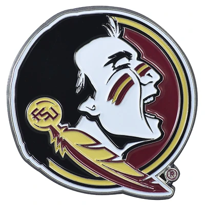Logo Brands  Florida State Seminoles Embossed Color Auto Emblem
