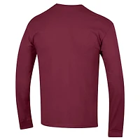 T-shirt à manches longues avec logo Arch Over des Seminoles de l'État Floride pour homme, Champion Garnet