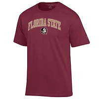 T-shirt homme champion grenat Florida State Seminoles avec logo Arch Over