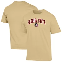 Men's Champion  Vegas Gold Florida State Seminoles Arched Logo T-Shirt