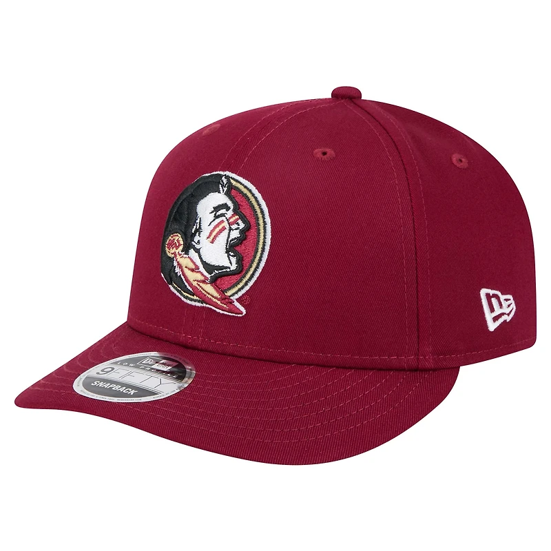 Men's New Era  Garnet Florida State Seminoles Low Profile 9FIFTY Adjustable Hat