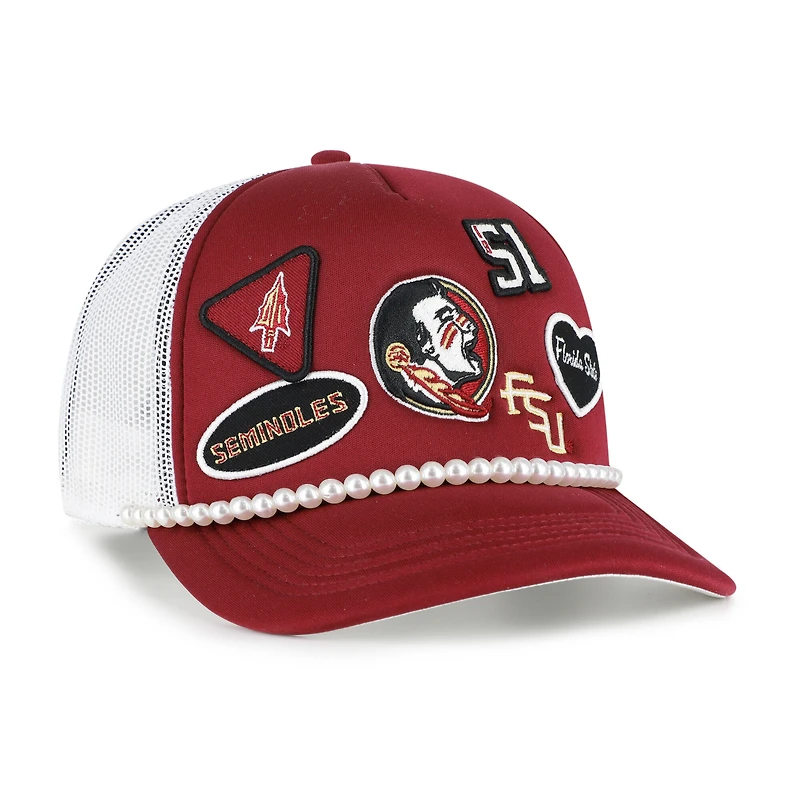 Casquette ajustable pour homme '47 Grenat/Blanc Florida State Seminoles Rally On Hitch
