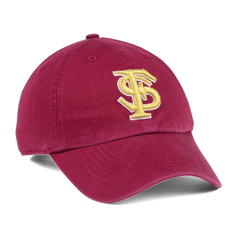 Casquette ajustable « 47 Garnet Florida State Seminoles Clean Up » pour homme